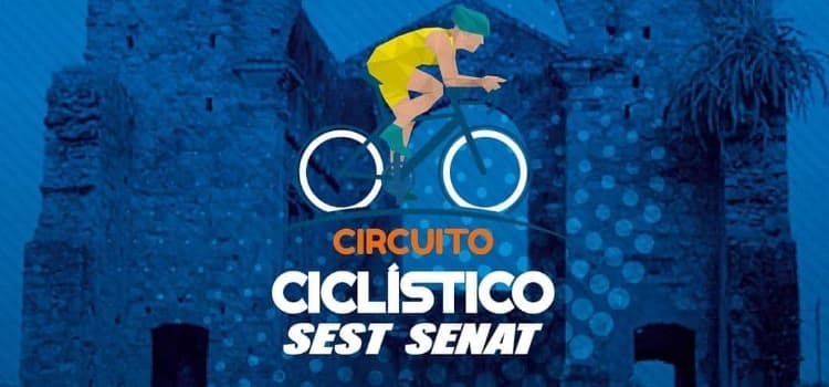 Imagem de divulgação do circuito ciclístico Sest Senat