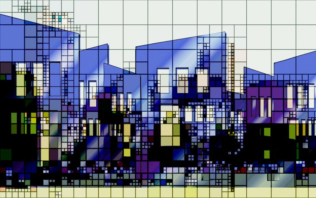 Imagem colorida de arquitetura mostra prédios coloridos e ilustra post sobre O que é BIM