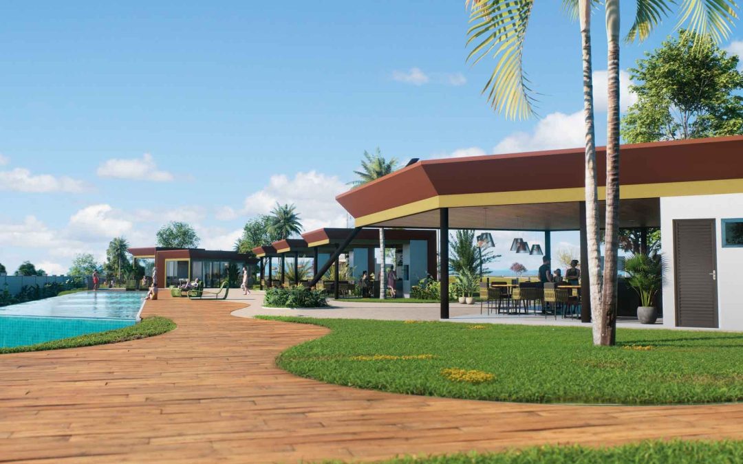 Perspectiva do Residencial Prestige Guriri.