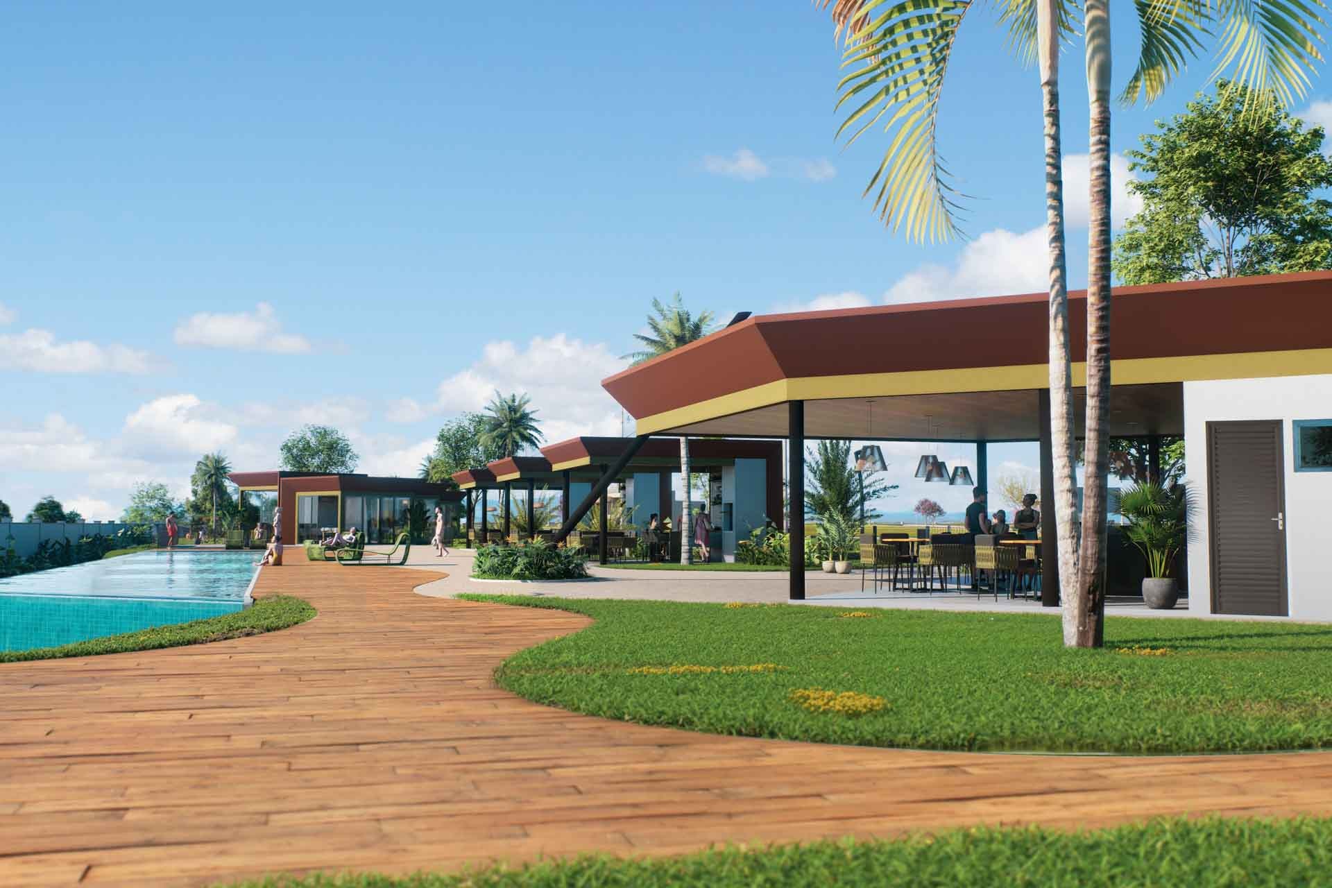 Perspectiva do Residencial Prestige Guriri.