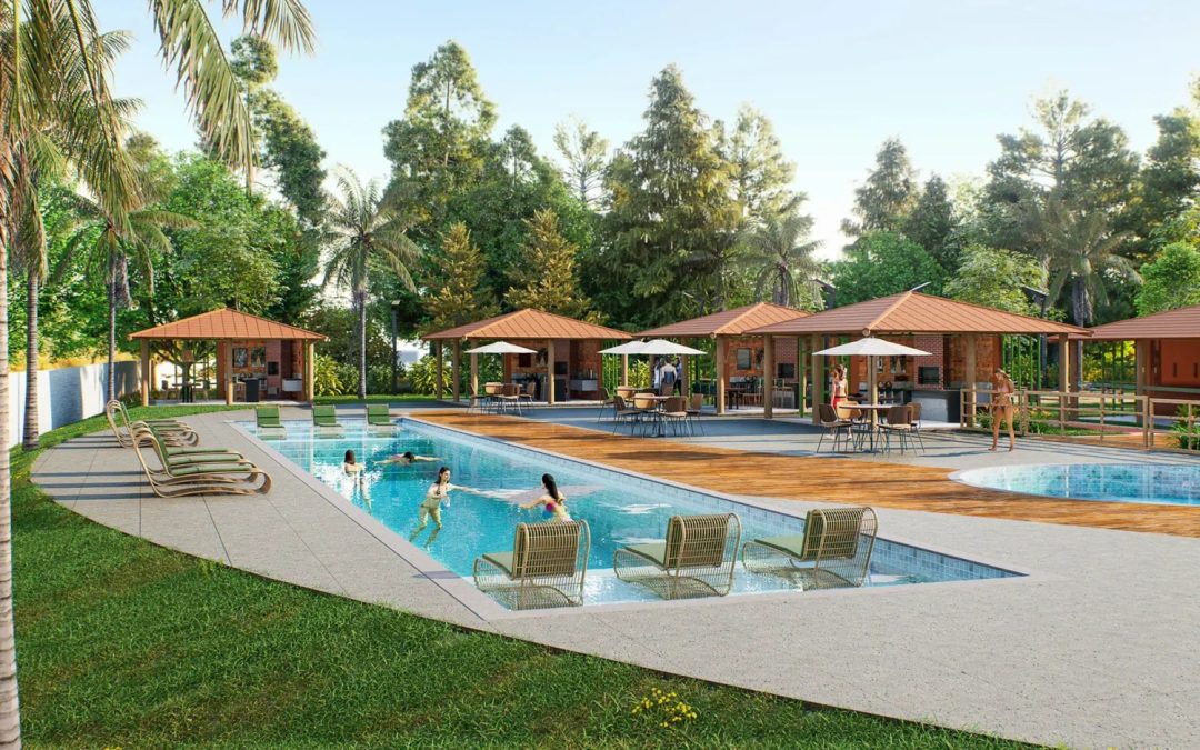 Perspectiva de como o Residencial Golden Mundaí II ficará. Imagem ilustrativa para post "Para quem é o Golden Mundaí II?", do blog da Soma Urbanismo.