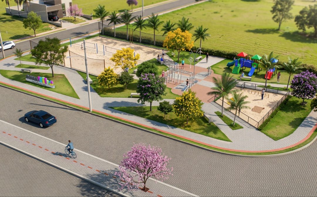 Perspectiva áérea Soma Vibe, lançamento Soma Urbanismo em Guriri.